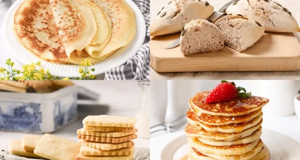 Crepas, pan, galletas y tortitas: deliciosos desayunos sin gluten para todos los gustos.