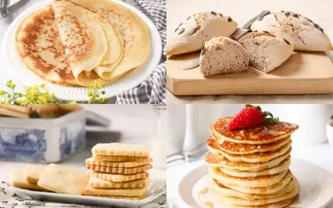 Crepas, pan, galletas y tortitas: deliciosos desayunos sin gluten para todos los gustos.
