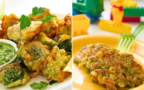 Dos deliciosas recetas con brócoli: buñuelos crujientes y tortitas saludables. ¡Ideales para toda la familia!