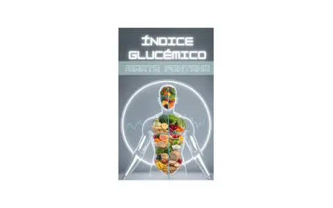 El índice glucémico explicado con una figura humana llena de frutas, verduras y granos.