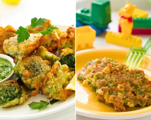 Dos deliciosas recetas con brócoli: buñuelos crujientes y tortitas saludables. ¡Ideales para toda la familia!