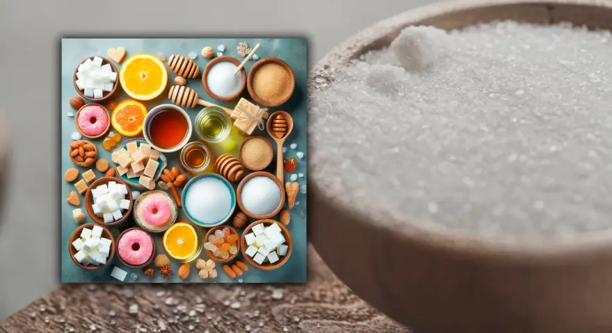 Azúcar, miel, naranjas y cubos de azúcar. ¿Cuál es el edulcorante más sano?